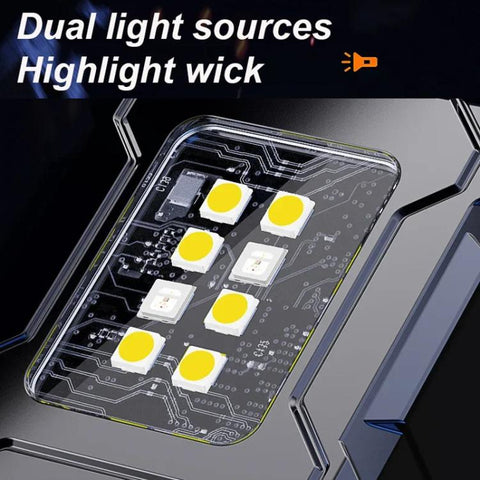 E-SMARTER DC08 laddningsbar Mini Ficklampa