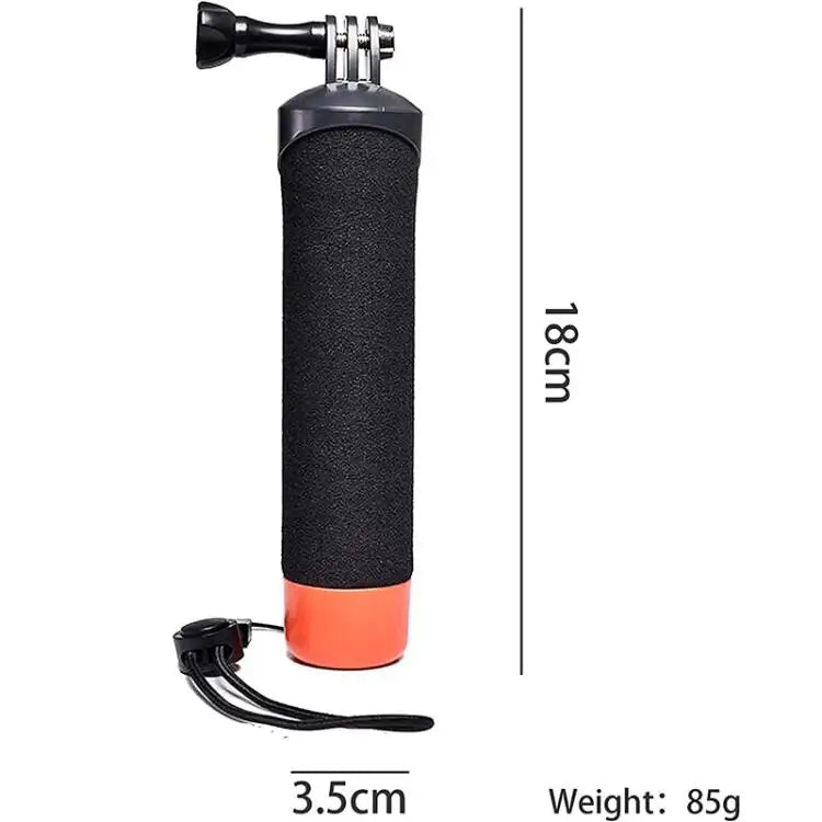 For DJI Action 5 Pro/4/3 Waterproof Diving Case with Buoyancy Float Stick Kit Includes Anti-Fog Inserts, Mounting Base - Action King