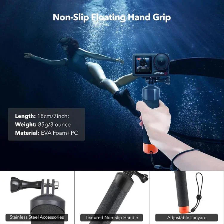 Waterproof Case Dive Accessory Kit For GoPro HERO13 Black /12 Black /11 Black /10 Black - Action King