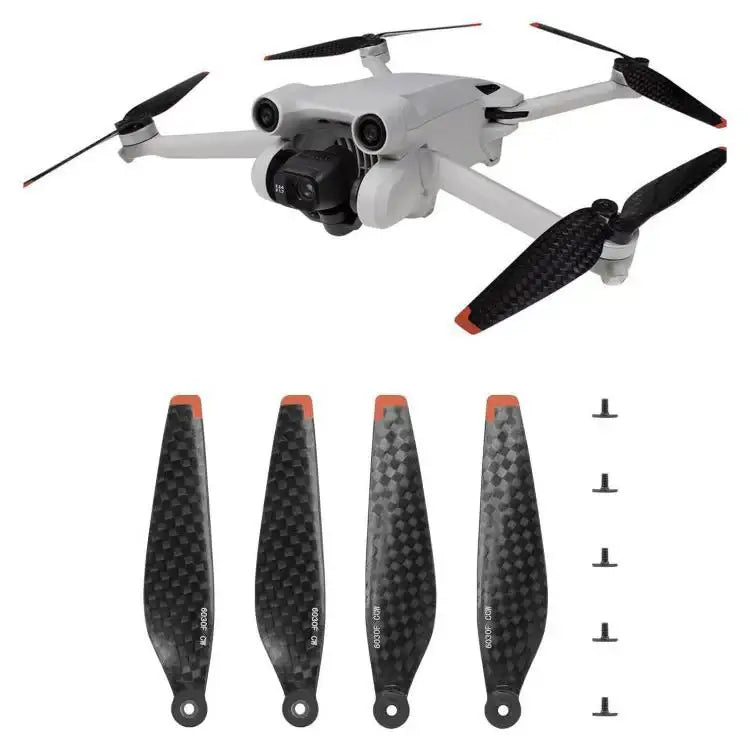 DJI Mini 3 Pro/4 Pro 6030F Carbon Fiber Noise-reducing Propellerar