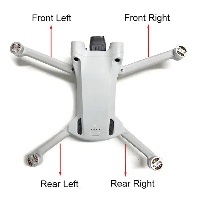 Til DJI Mini 3 Pro arm med motor drone reservedele, venstre forreste, venstre bageste, højre forreste, højre bageste