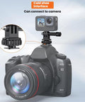 VRIG AC24 1/4 Cold Shoe Mount to Action Camera Adapter Cold Shoe Base F External Camera Tripod - Action King