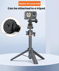 VRIG AC24 1/4 Cold Shoe Mount to Action Camera Adapter Cold Shoe Base F External Camera Tripod - Action King