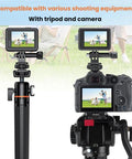 VRIG AC24 1/4 Cold Shoe Mount to Action Camera Adapter Cold Shoe Base F External Camera Tripod - Action King