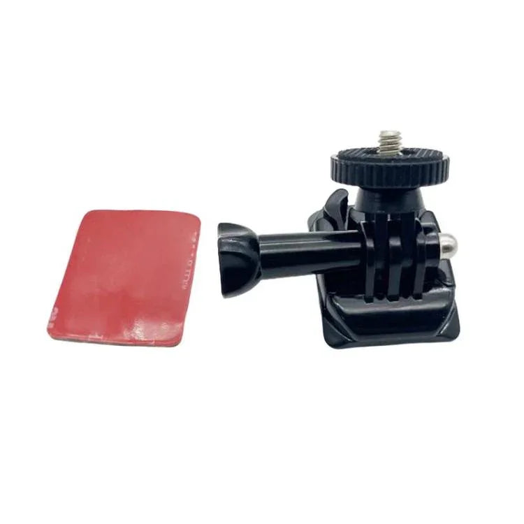 3sets 1/4 Screw Adapter Quick-Release Base Motorcycle Helmet Accessory Base - Action King