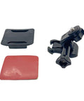 3sets 1/4 Screw Adapter Quick-Release Base Motorcycle Helmet Accessory Base - Action King