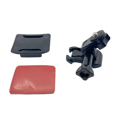 3sets 1/4 Screw Adapter Quick-Release Base Motorcycle Helmet Accessory Base - Action King
