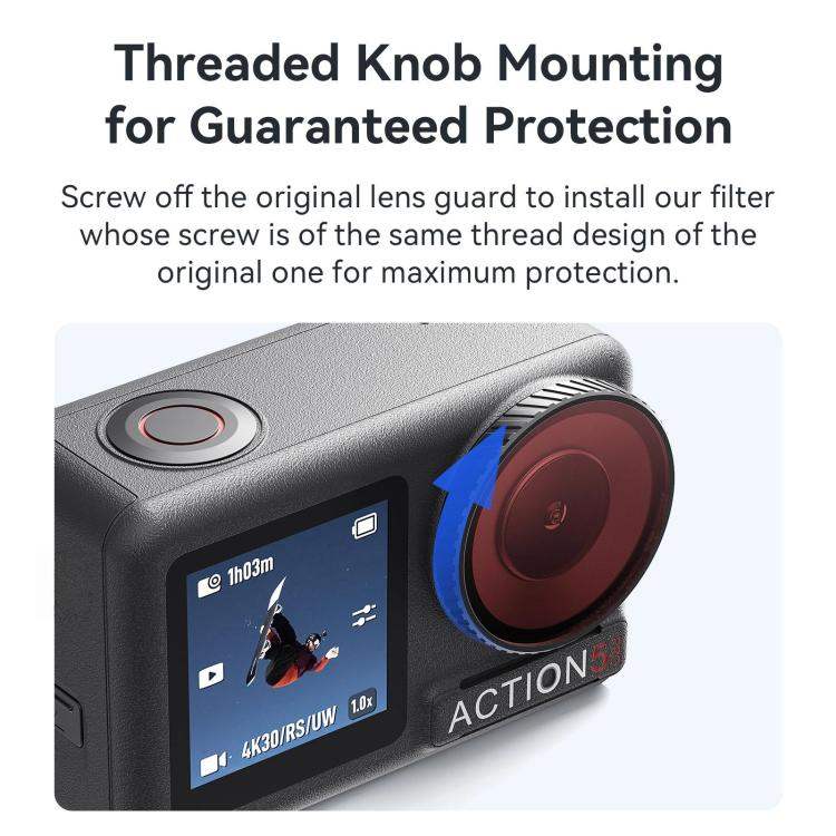 Osmo Action Dykfilter Anti-Imma