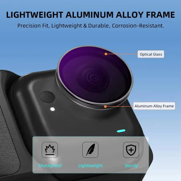 BRDRC Linsfilter till Insta360 Go Ultra