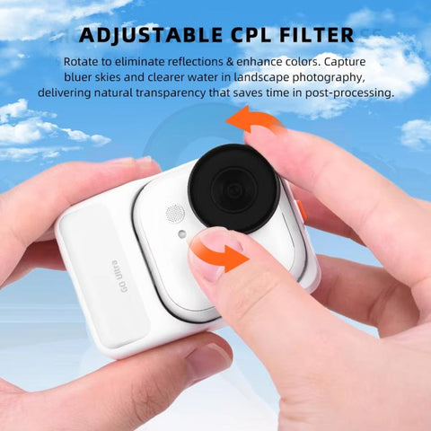 BRDRC Linsfilter till Insta360 Go Ultra