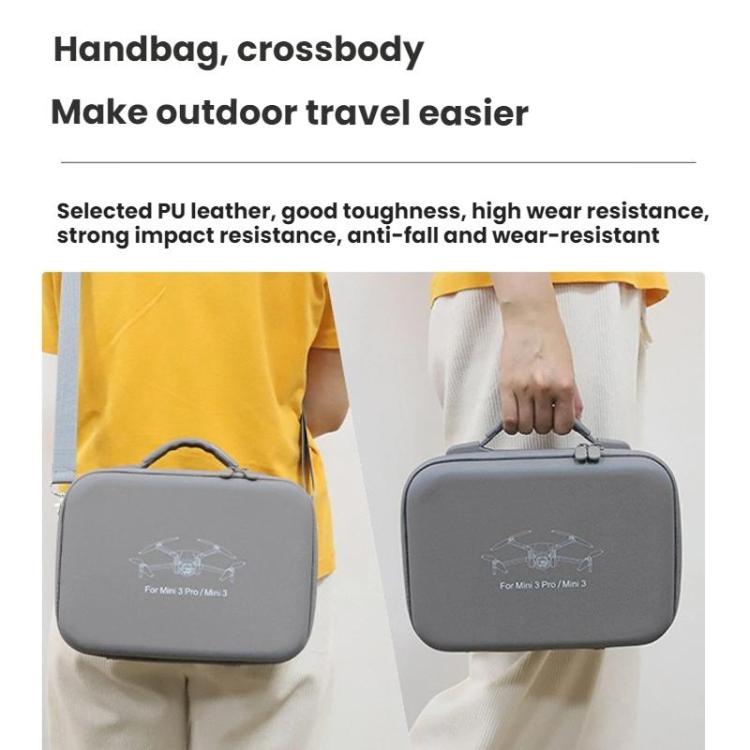 DJI Mini drönarväska i hårdskal, svart, perfekt skydd för transport av drönaren och tillbehör.