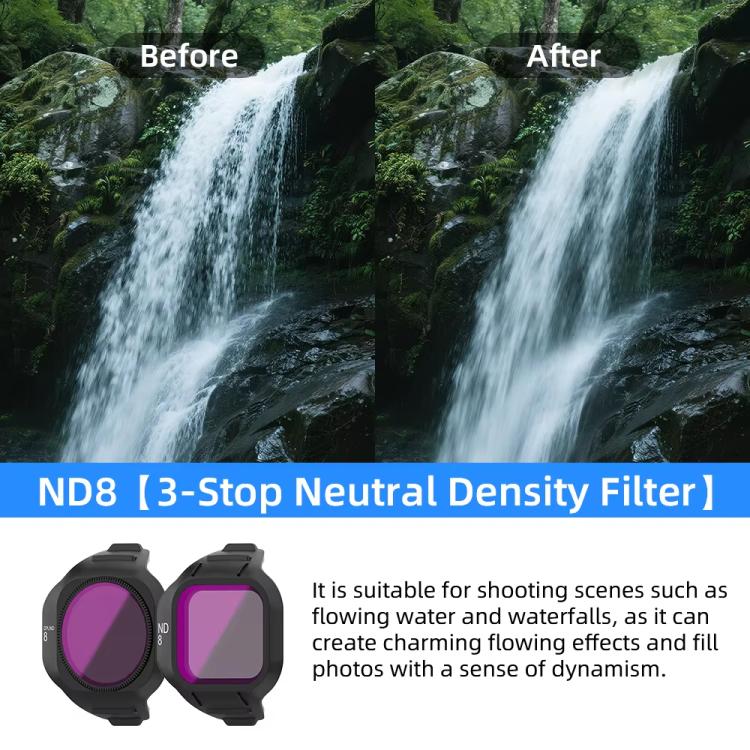 DJI Mini 5 Pro Drone Magnetic - Magnetiska ND-Filter