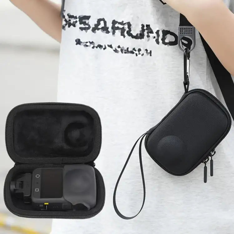 Praktisk väska för DJI Osmo Pocket 3 ger säker transport och förvaring av din kamera.