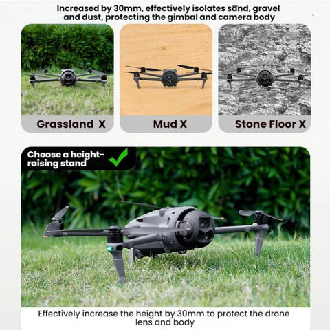 BRDRC Landningsställ med Höjdökning för DJI Mavic 4 Pro