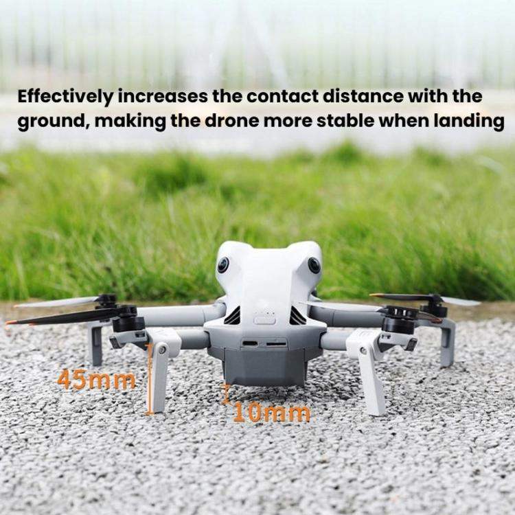 Fällbart landningsställ för DJI Mini 5 Pro Vikbar. Skyddar drönaren vid start/landning.