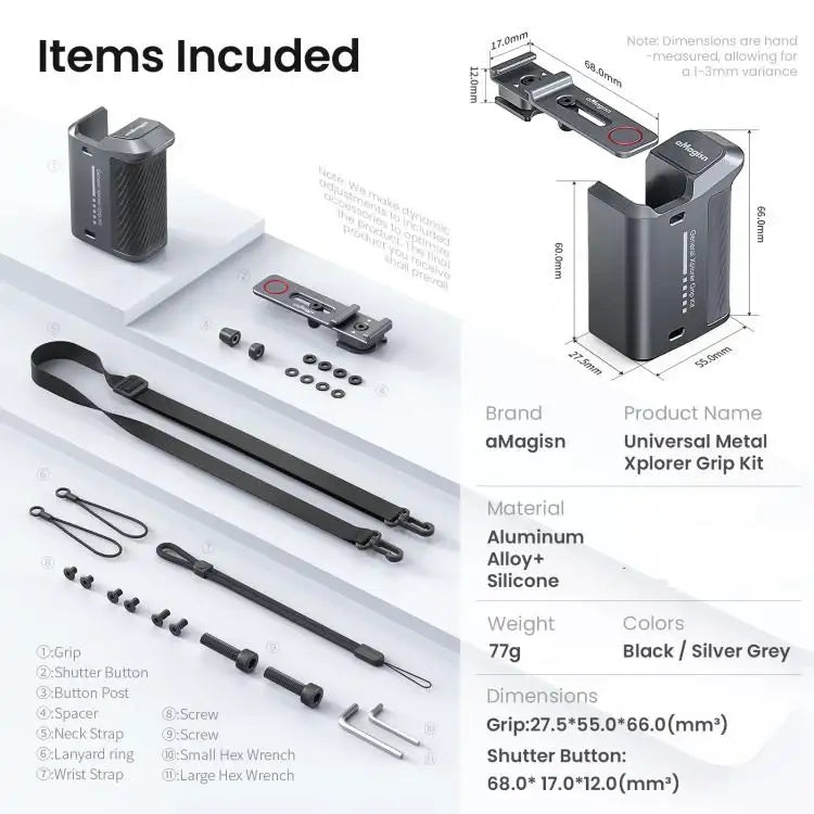 Kamerahandtag för Actionkameror – Optimal Stabilitet