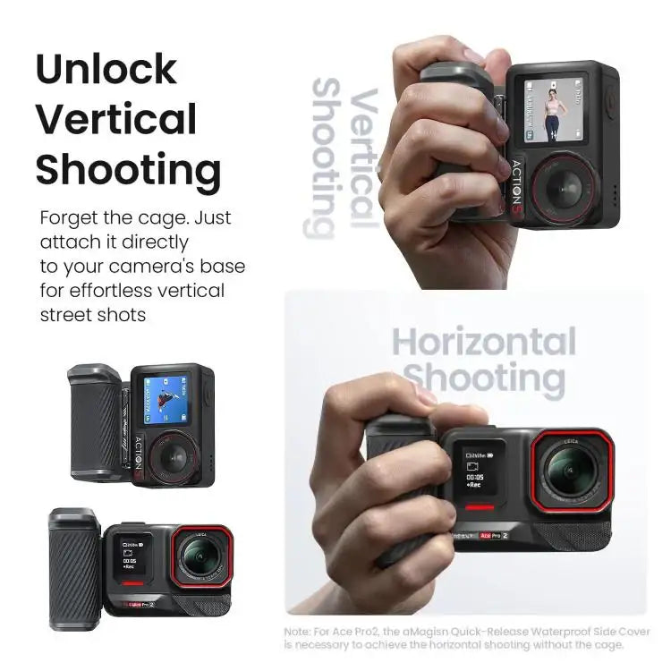 Kamerahandtag för Actionkameror – Optimal Stabilitet