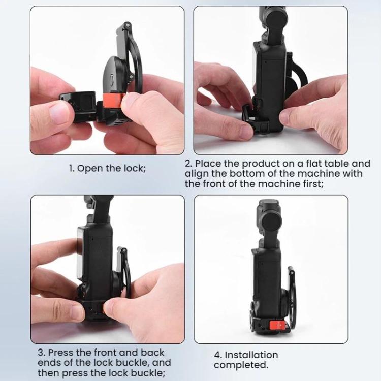 Magnetisk Mobilhållare med Cold Shoe för Osmo Pocket 3