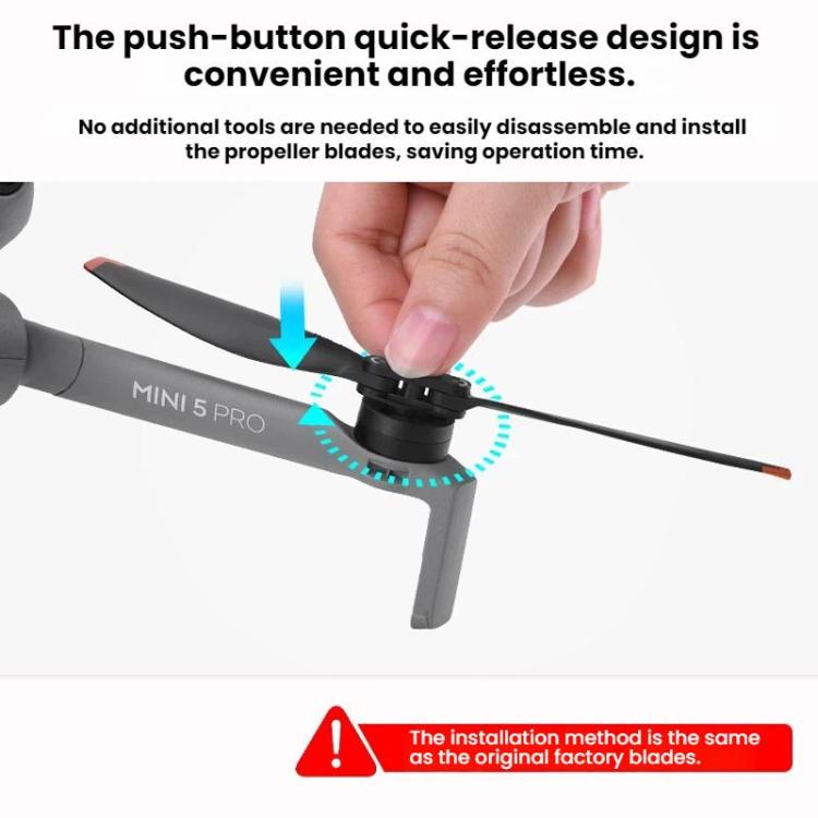 DJI Mini 5 Pro BRDRC Ersättnings Propellrar