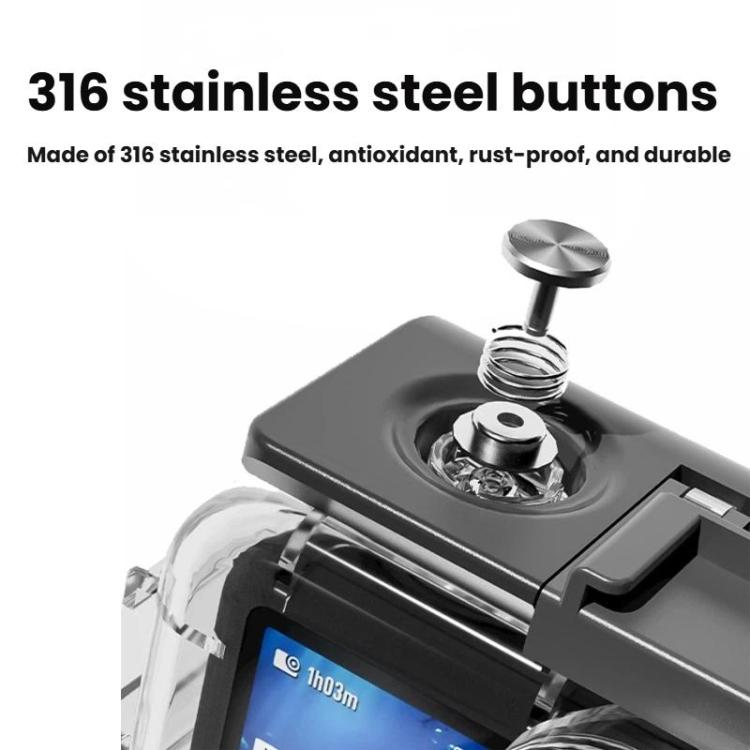 DJI Osmo Action 6 – Vattentätt Dykhus 70 m IPX8 med Dubbel Cold Shoe