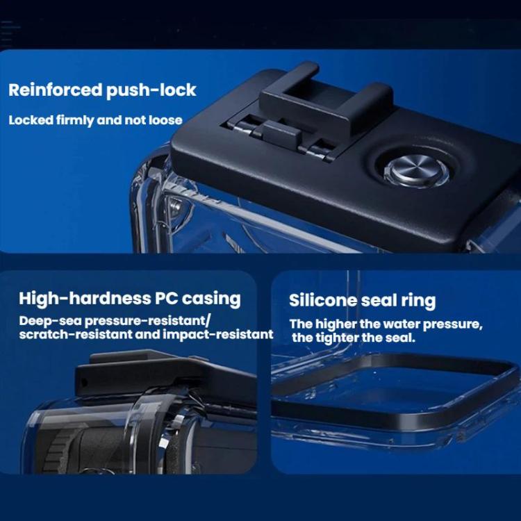 DJI Osmo Action 6 – Vattentätt Dykhus 70 m IPX8 med Dubbel Cold Shoe