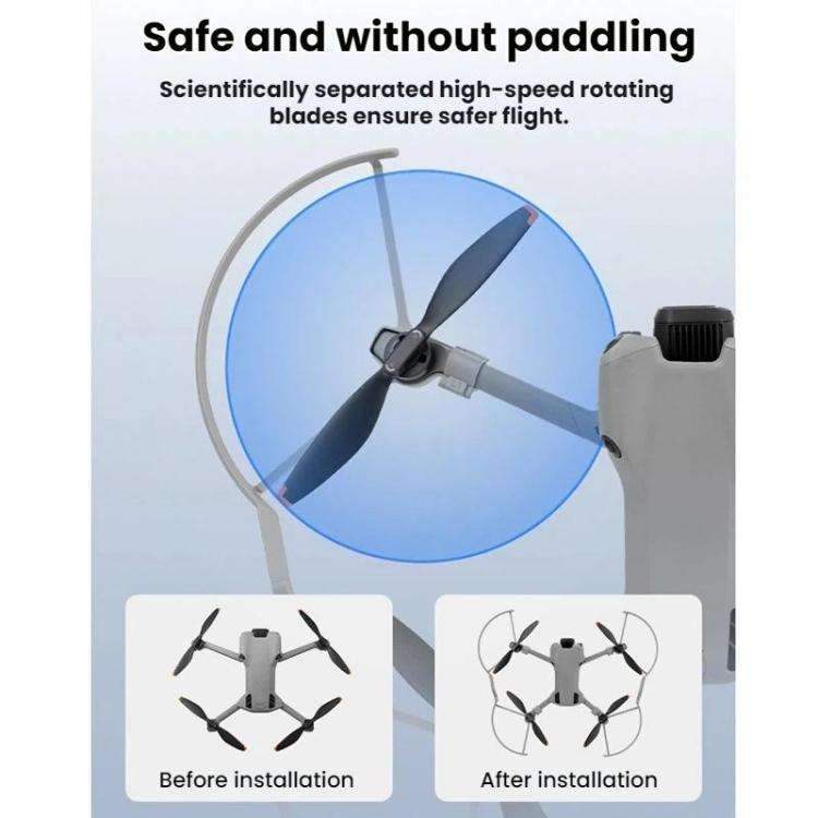 Propellerskydd för DJI Mini 5 Pro BRDRC. Skyddar drönarens propellrar under flygning och förvaring.