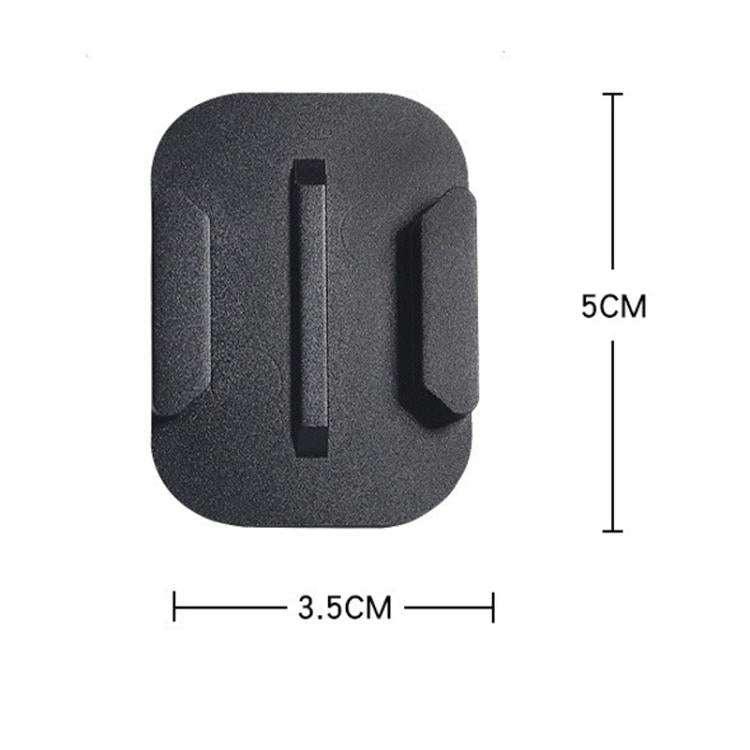 Mått på GoPro snabbfäste adapter: 5 cm x 3,5 cm. Kompakt aluminiumdesign för enkel installation och snabb användning av actionkamera.