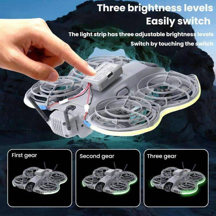 DJI Neo 2 LED-list: effektiv belysning för DJI Neo 2, förbättrar synlighet och kreativitet.