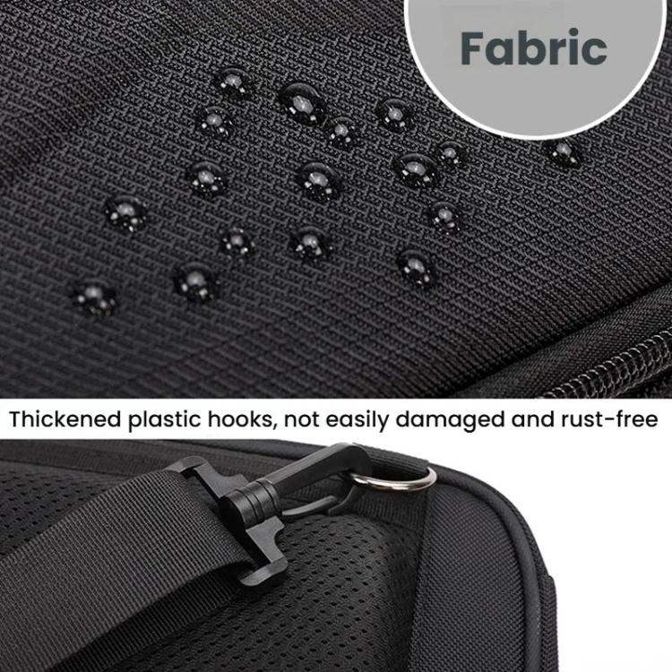 Svart organisationsväska för DJI Neo 2 BKano Smooth Fly drönare och tillbehör.