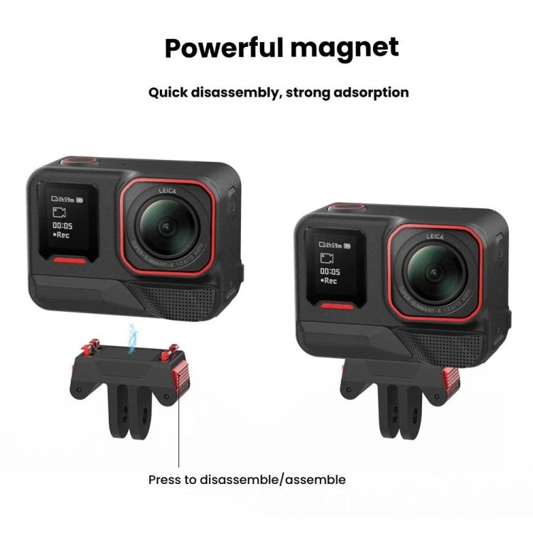 Insta360 Magnetfäste med Snabbkoppling för actionkameror.