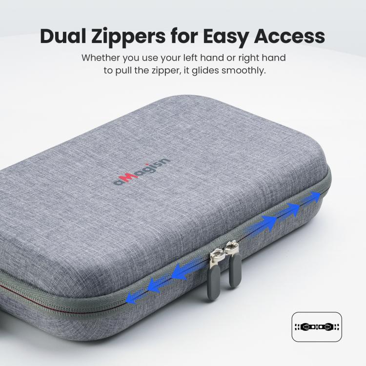 Säker förvaring av Osmo Action 6 kamera i svart skyddande hård väska, stöttålig med exakta utskärningar.