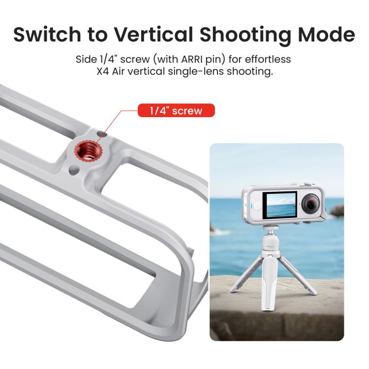 Insta360 X4 kamerabur som ger maximalt skydd för din kamera under alla äventyr.