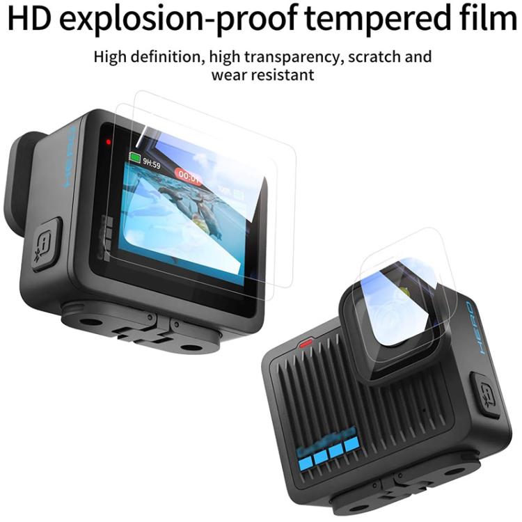 GoPro HERO 4K 2024 - Härdat Skärm- och Linsskydd