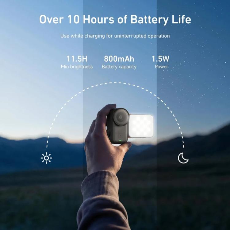 Telesin Magnetisk Belysning för DJI Osmo Action 6