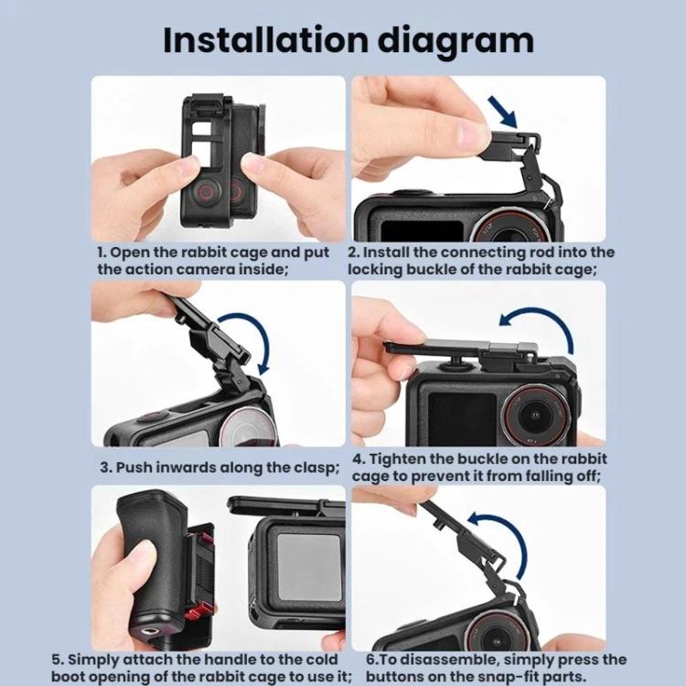 Flymile Kamerabur med Handtag för DJI Osmo