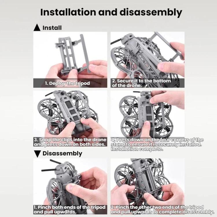 Vikbart Landningsställ för Drönare Neo 2