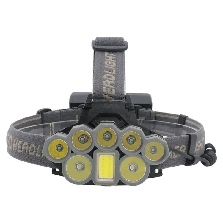 USB pannlampa med 8 LED – starkt ljus för outdoor & fiske