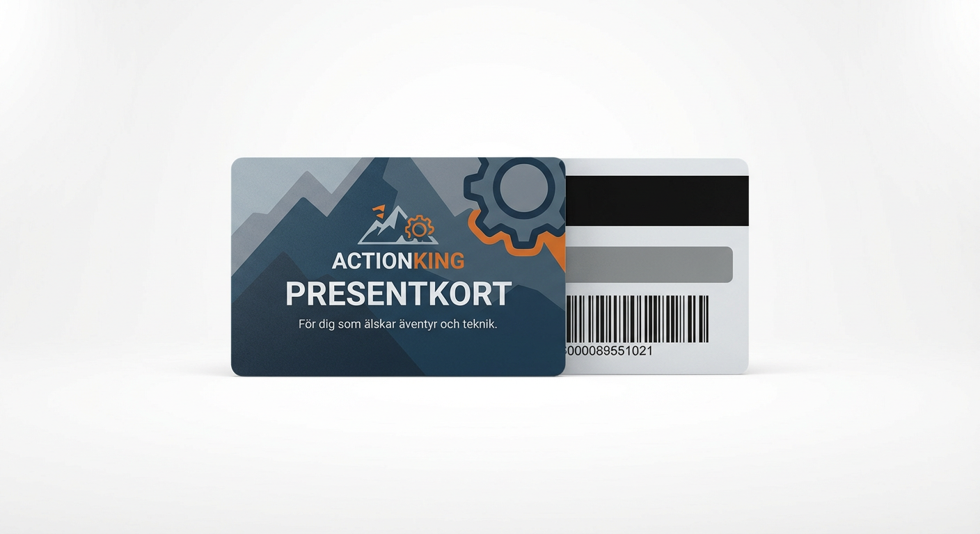 ActionKing presentkort – För dig som älskar äventyr och teknik (Produktbild
