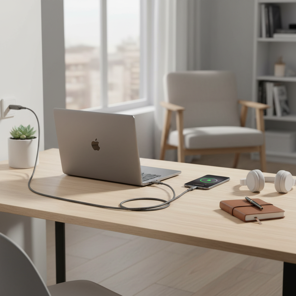 Baseus 2m Snabbladdningskabel USB-C 100W
