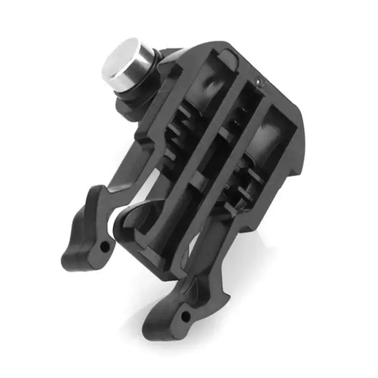 Snabbfäste för sportkamera: L-formad bas, snabbkoppling med antisladdplugg.